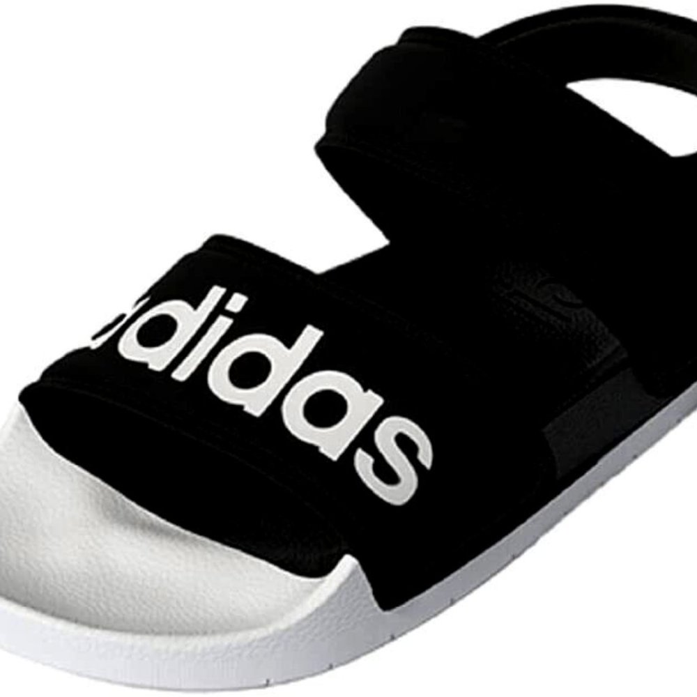 adidas Unisex Adult Adilette Sandals, Core Black/White